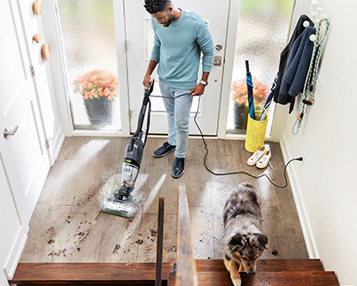 Aspira, lava e asciuga in un solo colpo